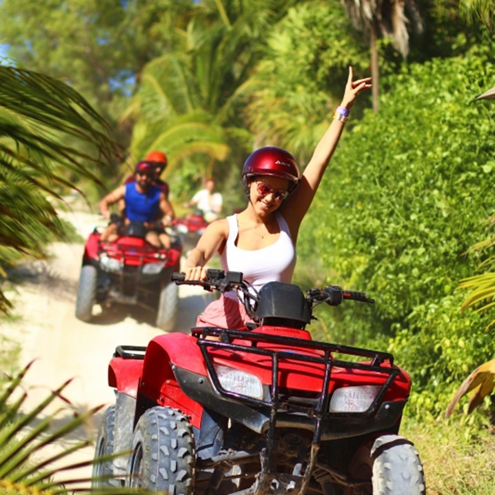 Tirolesa, ATV Compartida & Cenote